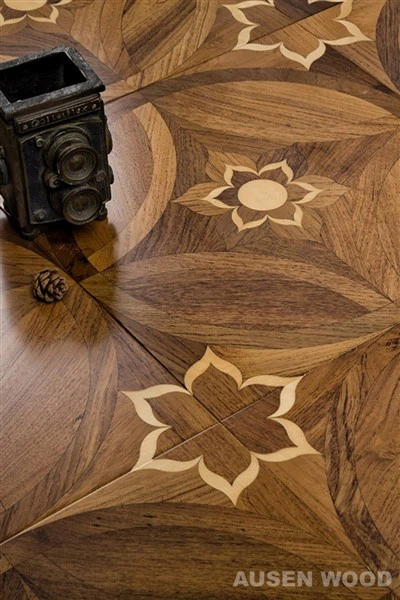 Blossom-Burmesisches Teakholzparkett